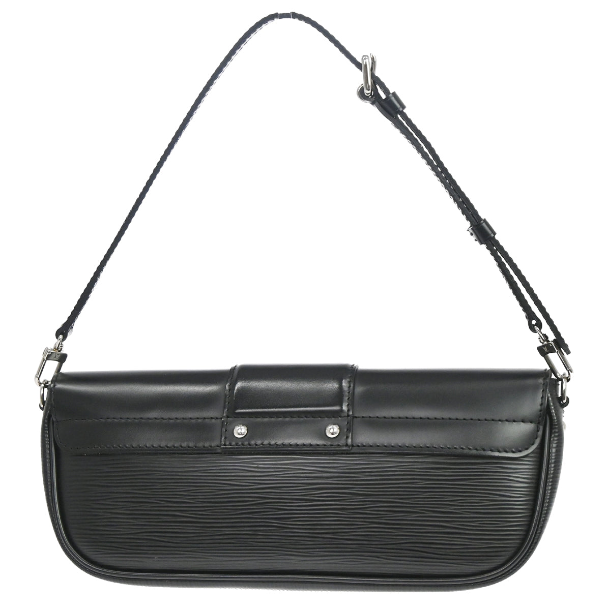 Louis Vuitton Black Epi Pochette Montaigne Handbag M59292