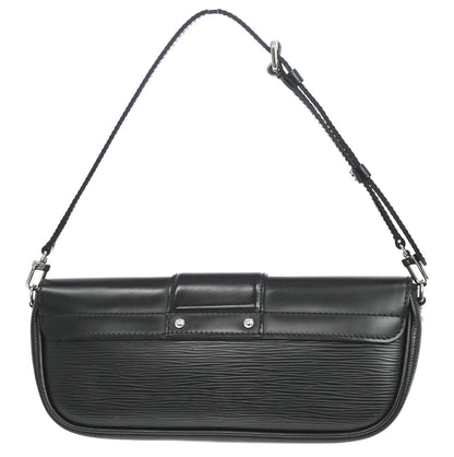 Louis Vuitton Black Epi Pochette Montaigne Handbag M59292