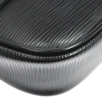 Louis Vuitton Black Epi Pochette Montaigne Handbag M59292
