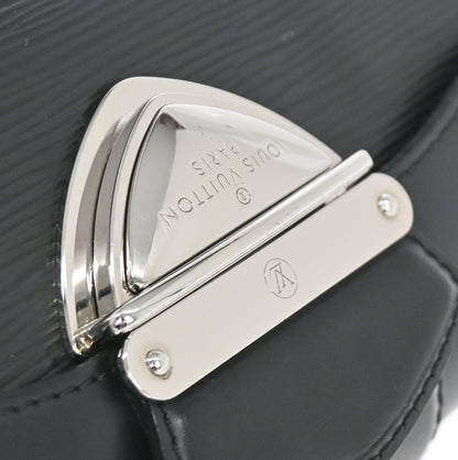 Louis Vuitton Black Epi Pochette Montaigne Handbag M59292