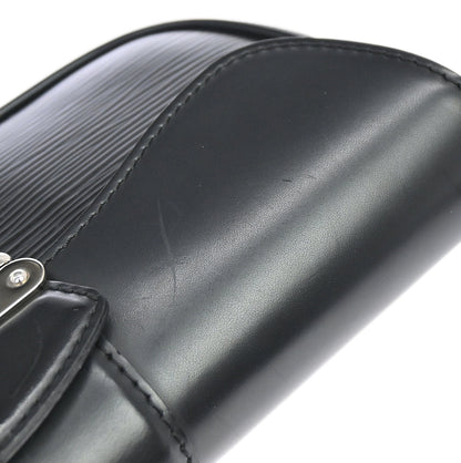 Louis Vuitton Black Epi Pochette Montaigne Handbag M59292