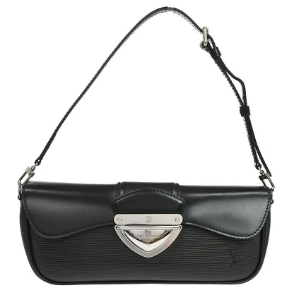 Louis Vuitton 2008 Black Epi Pochette Montaigne Handbag M59292