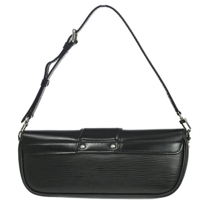 Louis Vuitton 2008 Black Epi Pochette Montaigne Handbag M59292