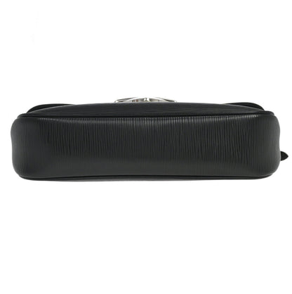 Louis Vuitton 2008 Black Epi Pochette Montaigne Handbag M59292