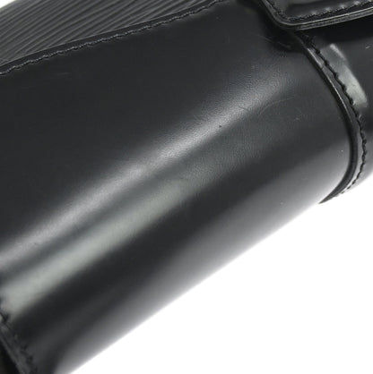 Louis Vuitton 2008 Black Epi Pochette Montaigne Handbag M59292