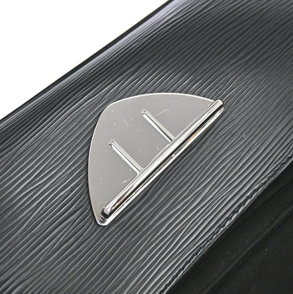 Louis Vuitton 2008 Black Epi Pochette Montaigne Handbag M59292