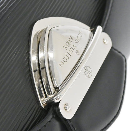 Louis Vuitton 2008 Black Epi Pochette Montaigne Handbag M59292