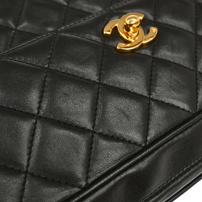 Chanel Black Lambskin Camera Bag Small