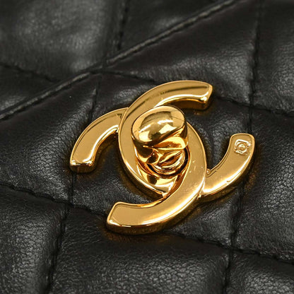 Chanel Black Lambskin Camera Bag Small