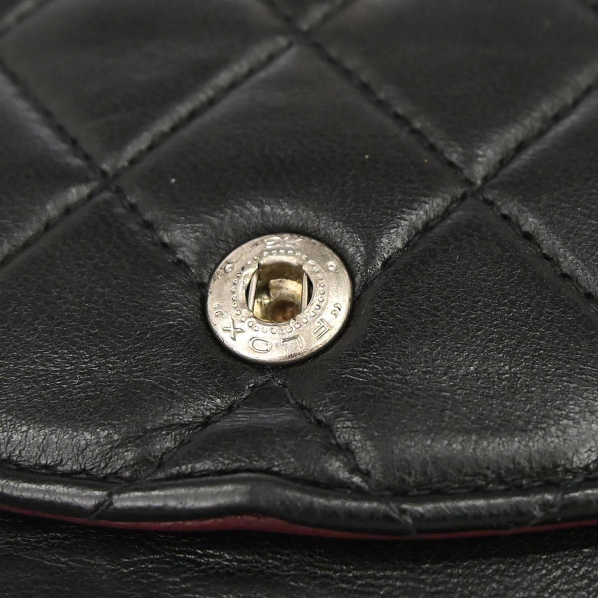 Chanel 2000-2002 Black Lambskin Medium Classic Double Flap Shoulder Bag