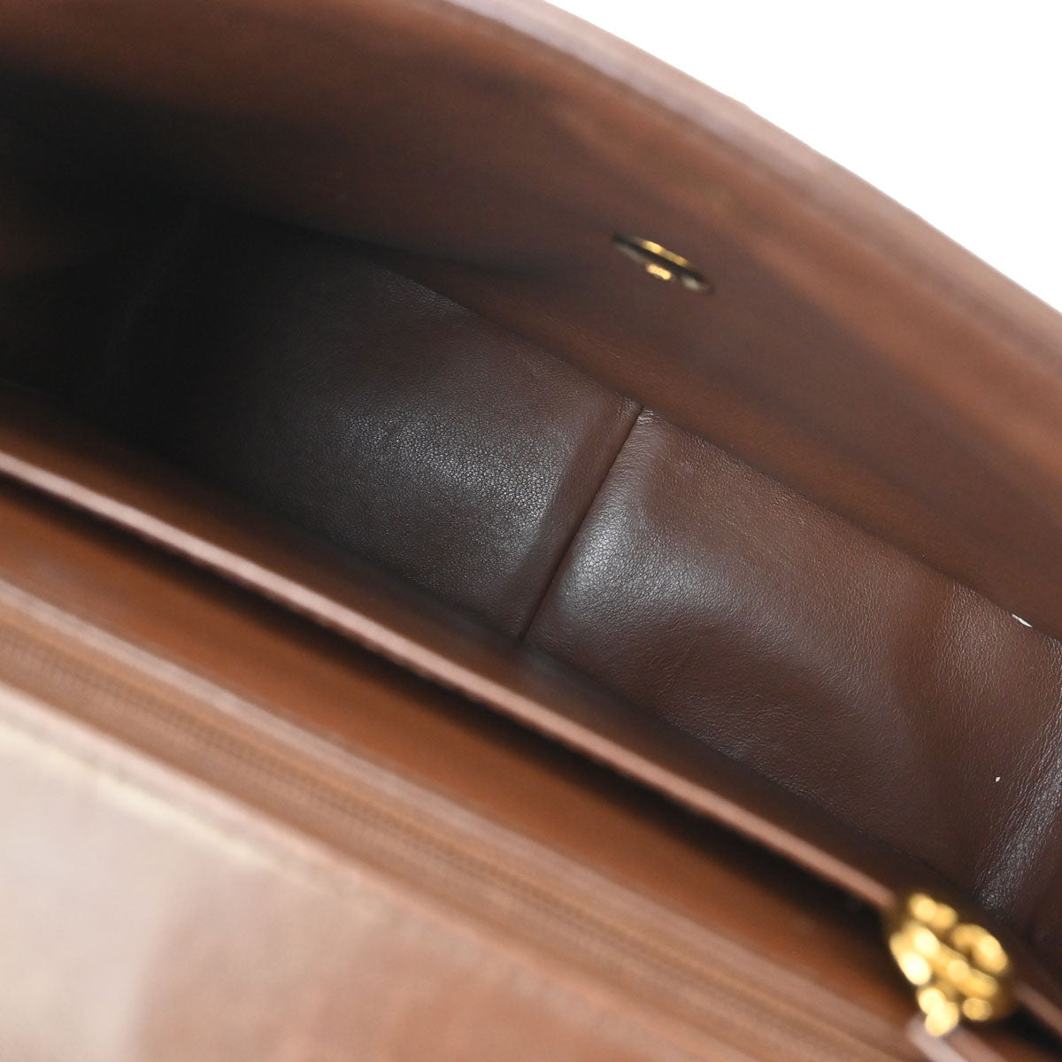 Chanel Brown Lambskin Shoulder Bag