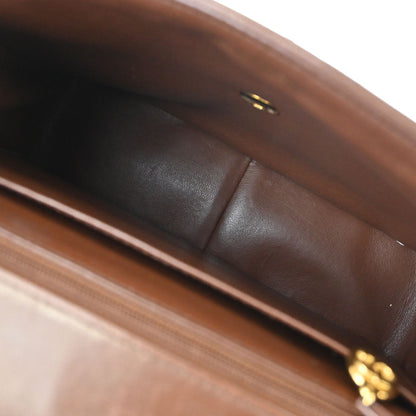 Chanel Brown Lambskin Shoulder Bag