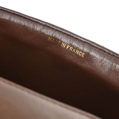 Chanel Brown Lambskin Shoulder Bag