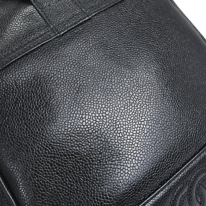 Chanel 1994-1996 Black Caviar Skin Triple CC Backpack