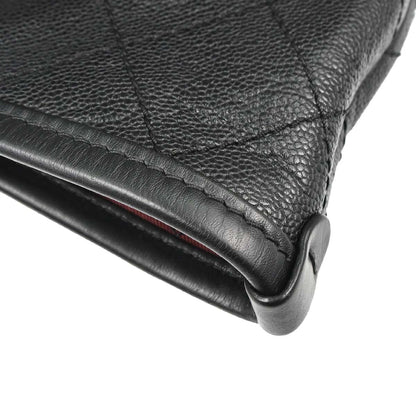 Chanel Black Caviar Skin On The Road Shopping Fever Tote Bag
