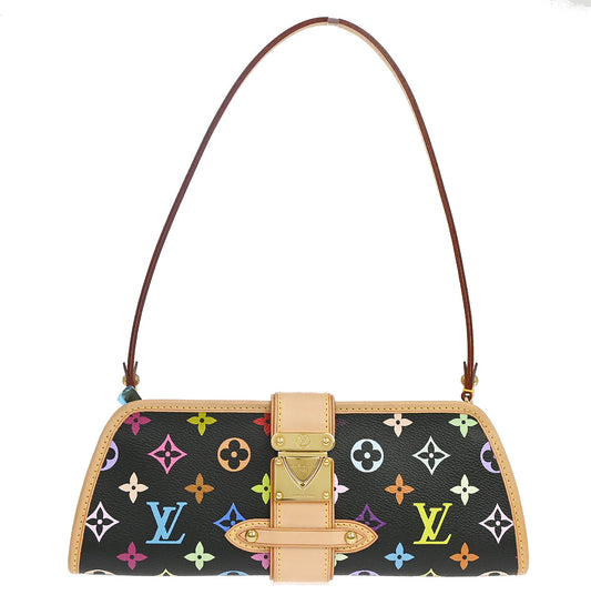 Louis Vuitton 2005 Black Multicolor Shirley Shoulder Bag M40050