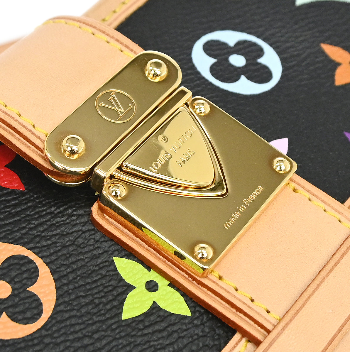Louis Vuitton 2005 Black Multicolor Shirley Shoulder Bag M40050