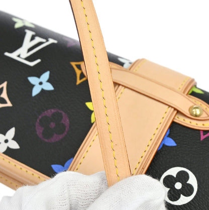 Louis Vuitton 2005 Black Multicolor Shirley Shoulder Bag M40050