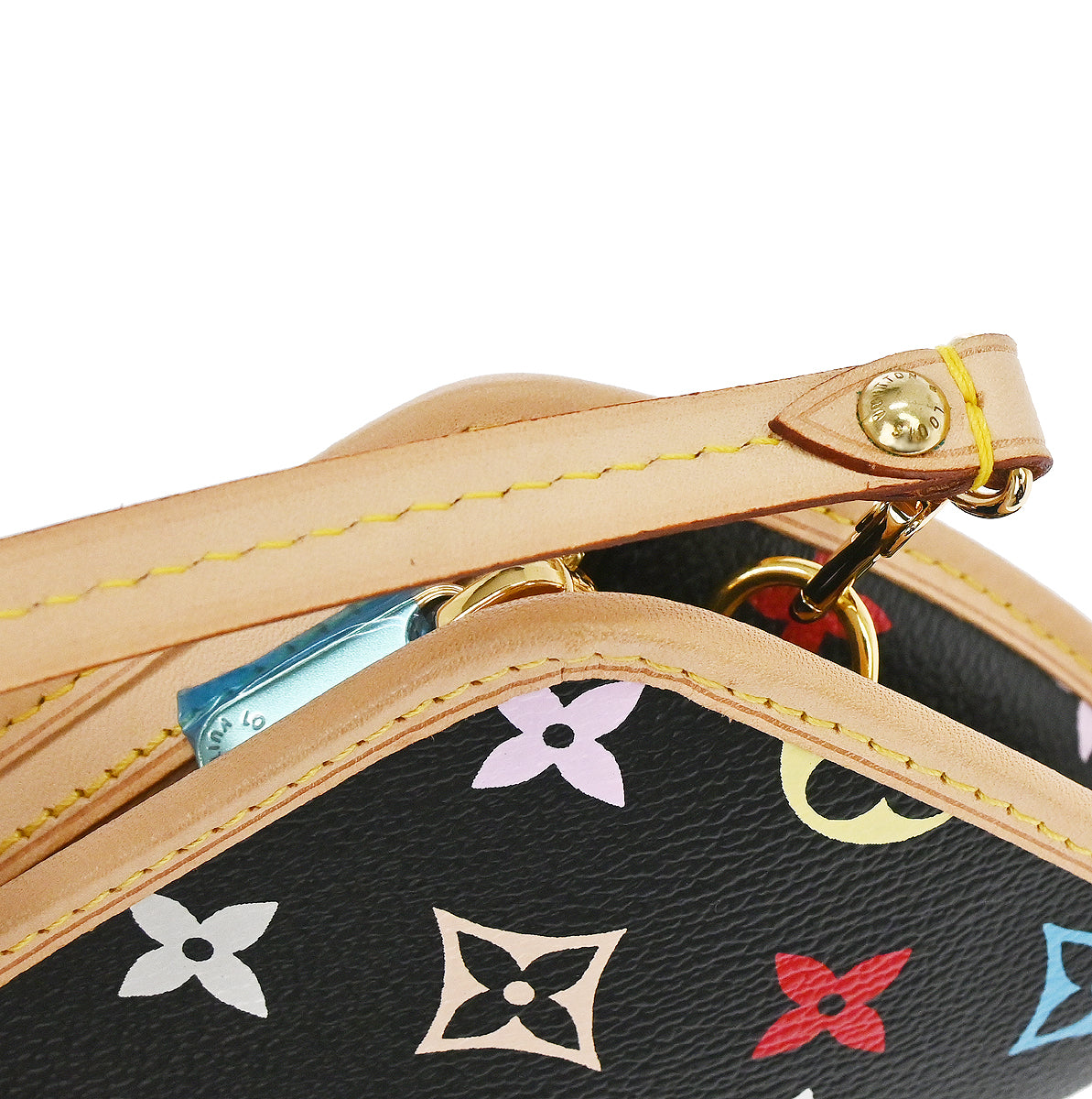 Louis Vuitton 2005 Black Multicolor Shirley Shoulder Bag M40050