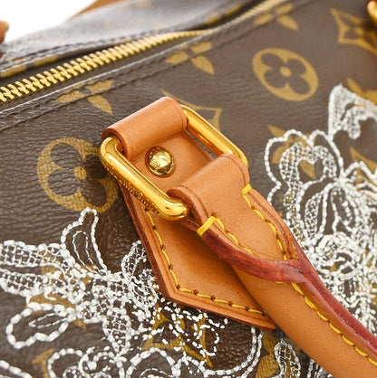 Louis Vuitton 2007 Monogram Dentelle Speedy 30 Handbag M95398