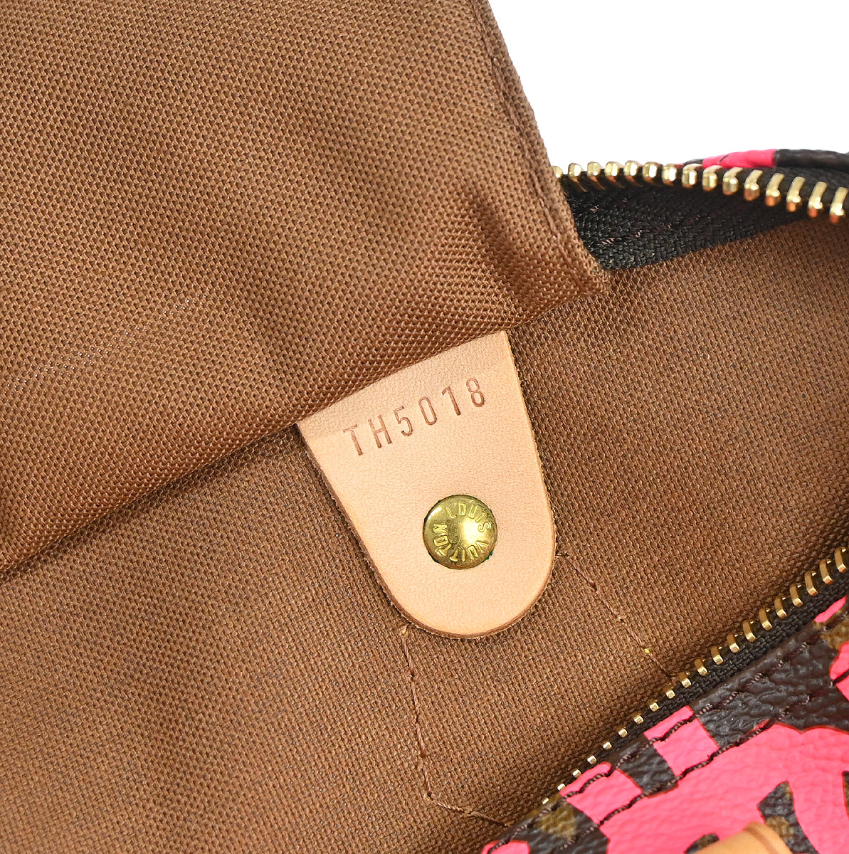 Louis Vuitton 2008 Pink Monogram Graffiti Speedy 30 Handbag M93704
