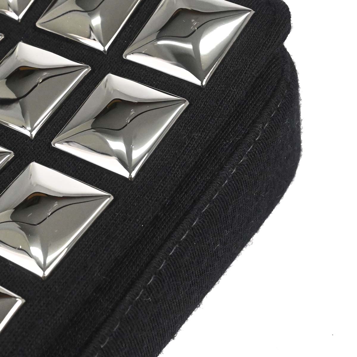 Chanel 2003-2004 Black Cotton Ice Cube Shoulder Bag
