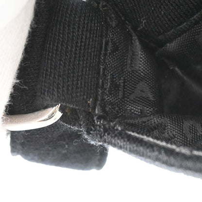 Chanel 2003-2004 Black Cotton Ice Cube Shoulder Bag