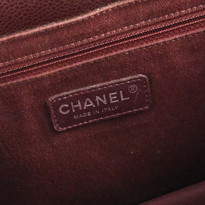 Chanel Brown Caviar Skin Retro Class 2way Shoulder Handbag