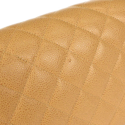 Chanel 1994-1996 Beige Caviar Skin Medium Diana Shoulder Bag