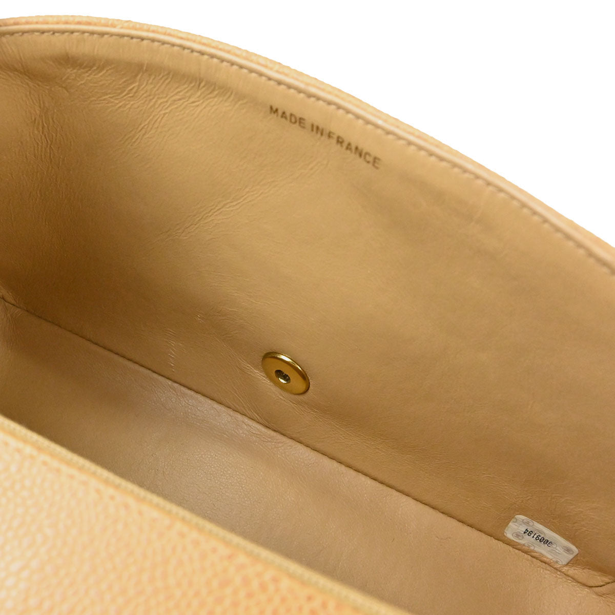 Chanel 1994-1996 Beige Caviar Skin Medium Diana Shoulder Bag