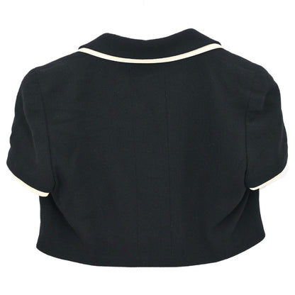 Chanel 1995 Short Sleeve Jacket Black #40