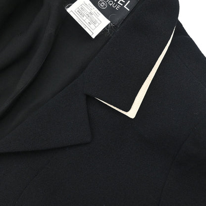 Chanel 1995 Short Sleeve Jacket Black #40