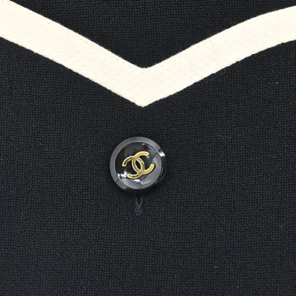 Chanel 1995 Short Sleeve Jacket Black #40