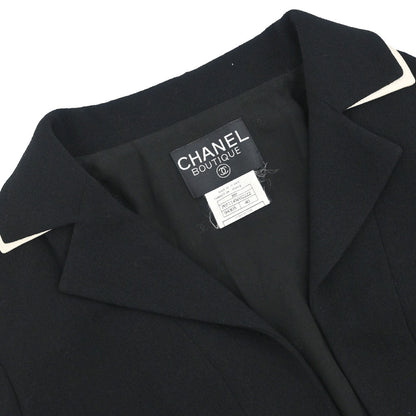 Chanel 1995 Short Sleeve Jacket Black #40