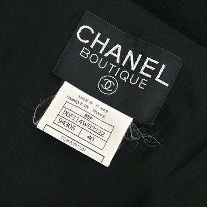 Chanel 1995 Short Sleeve Jacket Black #40