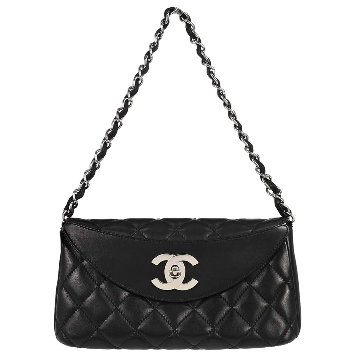 Chanel 2005-2006 Black Lambskin Handbag