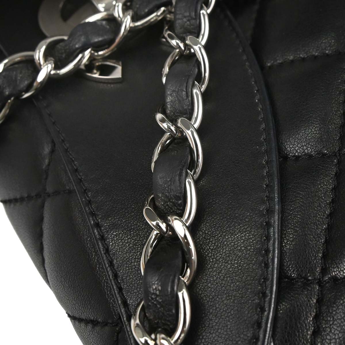 Chanel 2005-2006 Black Lambskin Handbag