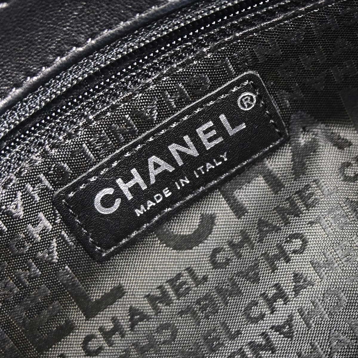 Chanel 2005-2006 Black Lambskin Handbag