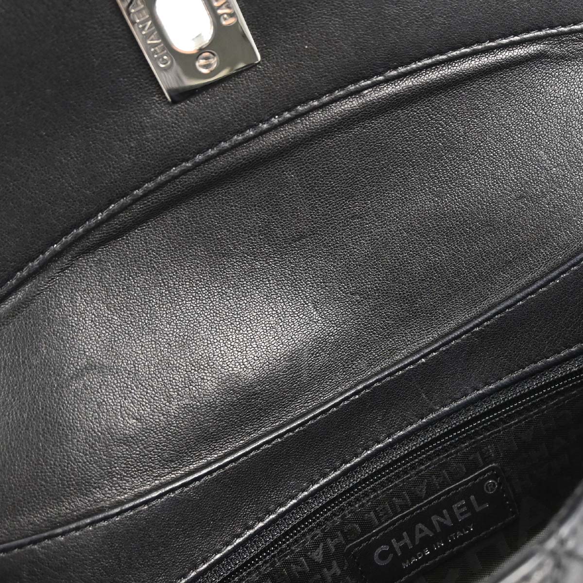 Chanel 2005-2006 Black Lambskin Handbag
