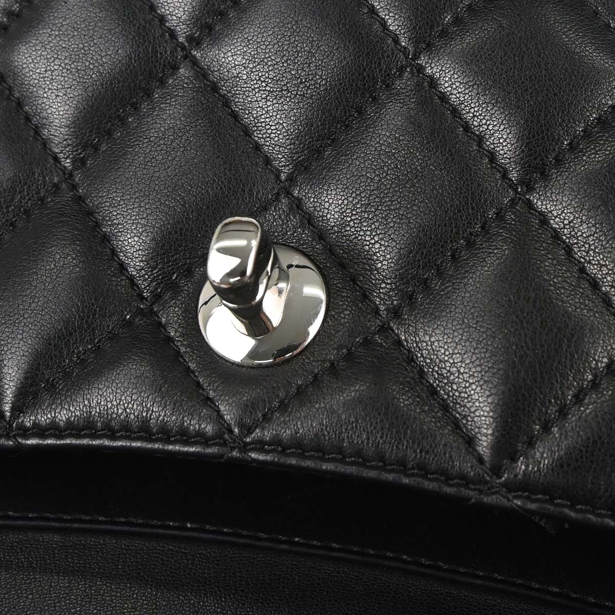 Chanel 2005-2006 Black Lambskin Handbag