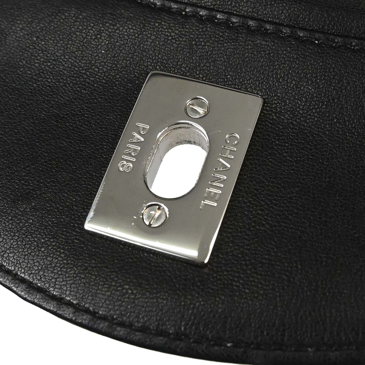 Chanel 2005-2006 Black Lambskin Handbag