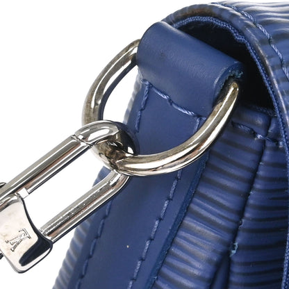Louis Vuitton 2005 Blue Epi Pochette Segur Handbag M5888G
