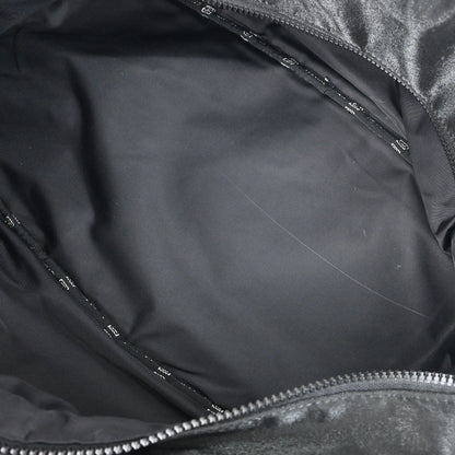 Chanel 2005-2006 Black Nylon Choco Bar Sport Line Duffle Handbag