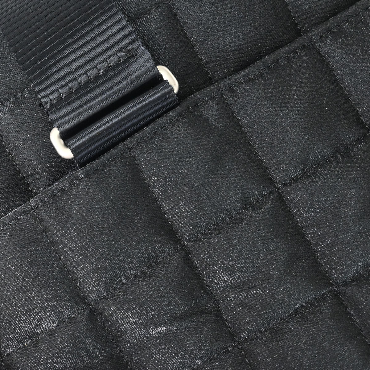 Chanel 2005-2006 Black Nylon Choco Bar Sport Line Duffle Handbag