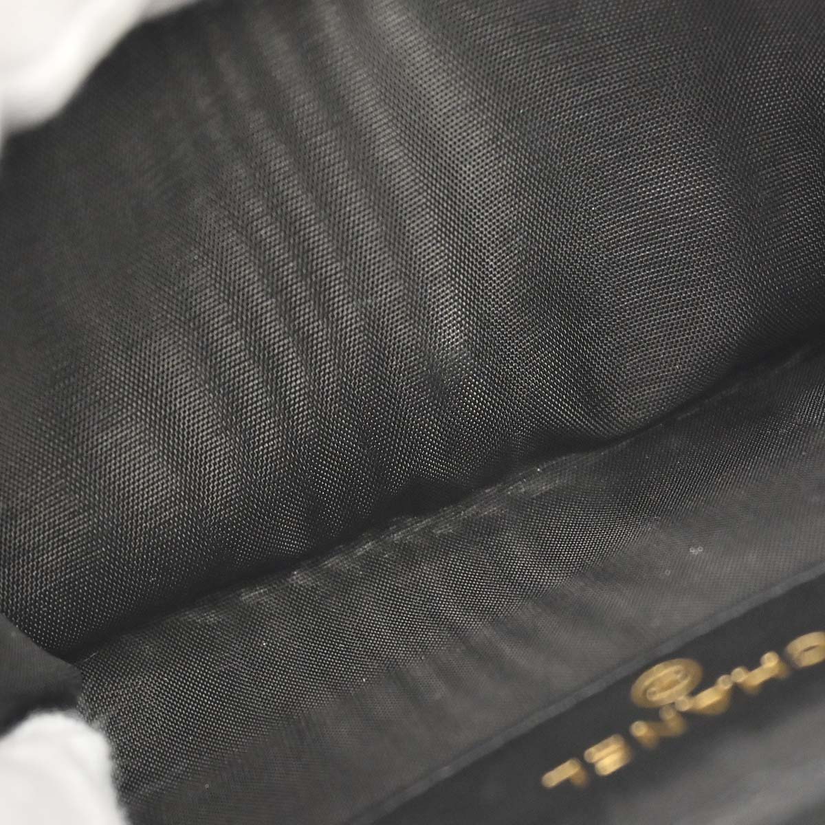 Chanel 2005-2006 Black Caviar Skin Bifold Wallet