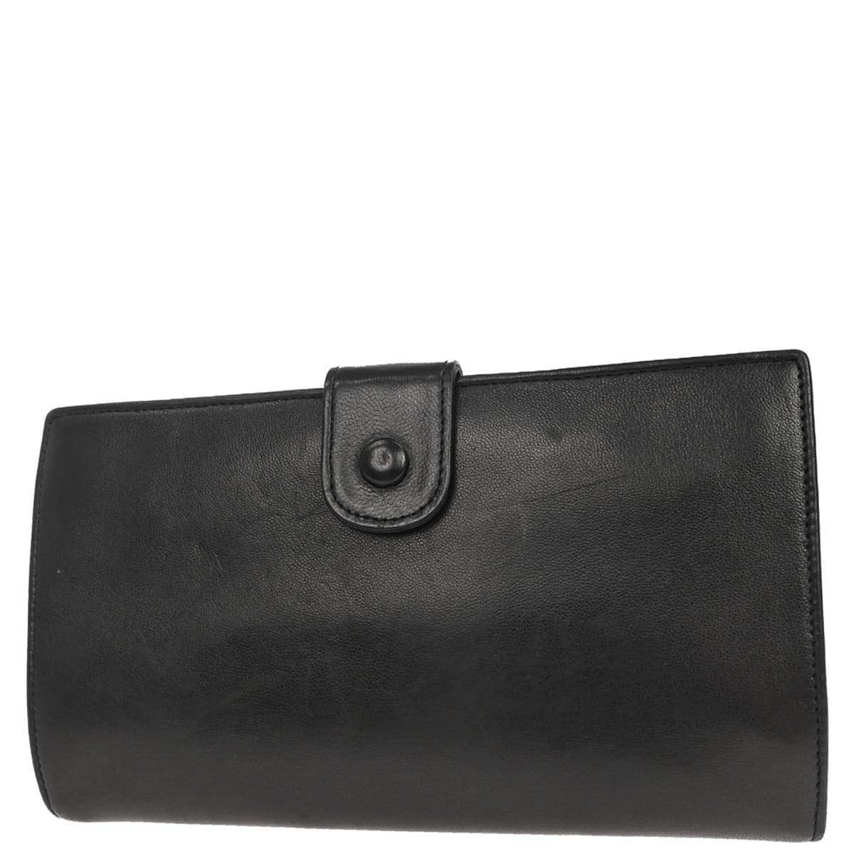 Chanel 1994-1996 Black Lambskin Long Wallet