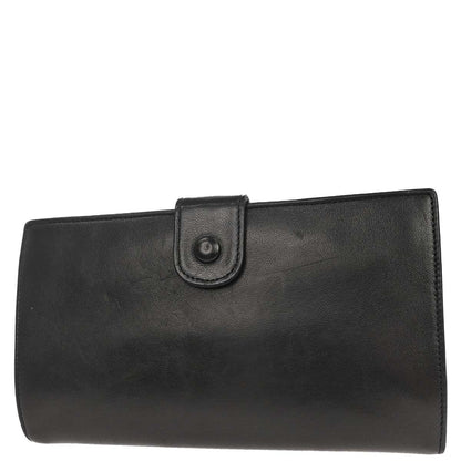 Chanel 1994-1996 Black Lambskin Long Wallet