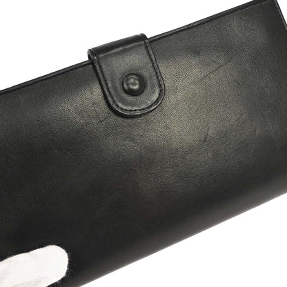 Chanel 1994-1996 Black Lambskin Long Wallet