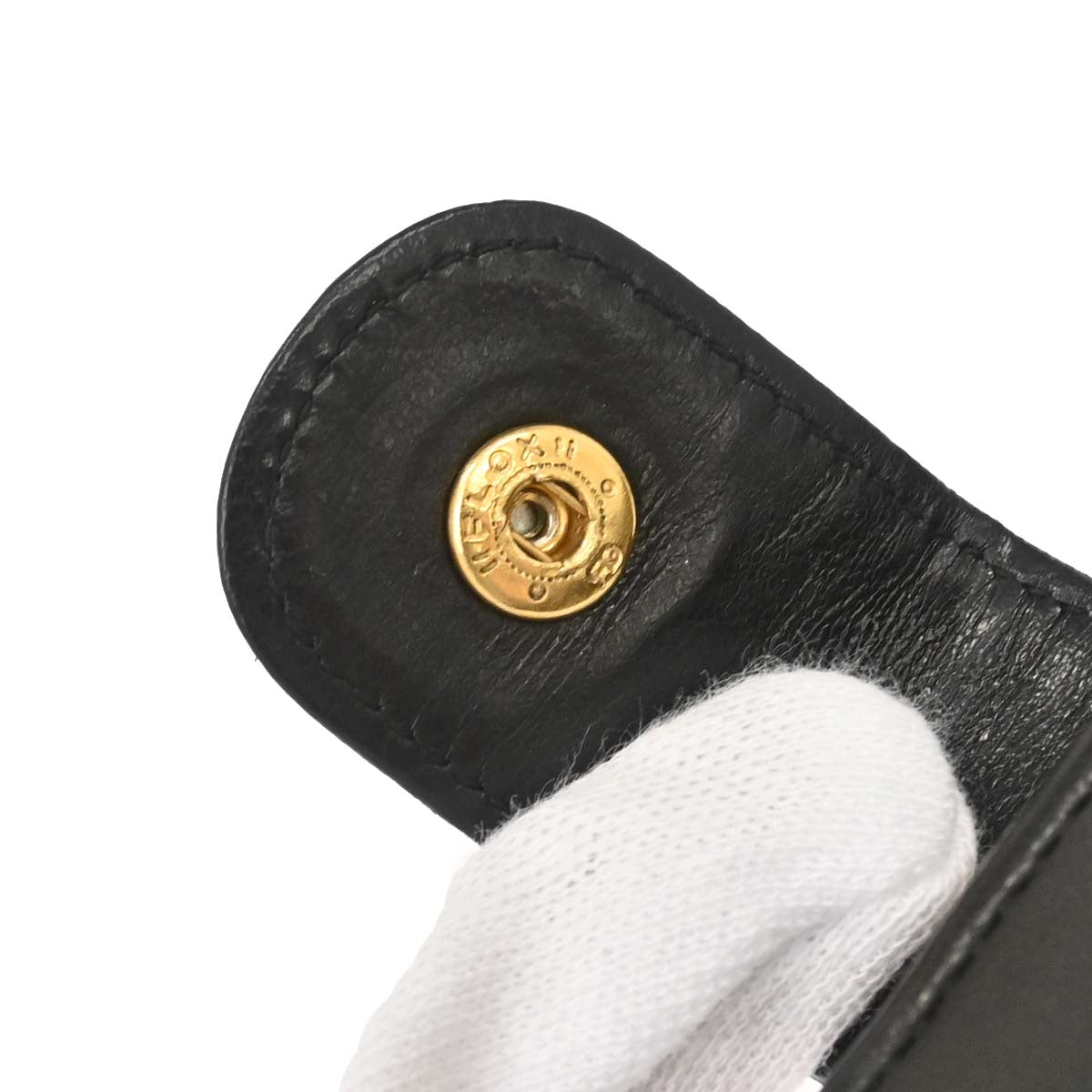 Chanel 1994-1996 Black Lambskin Long Wallet