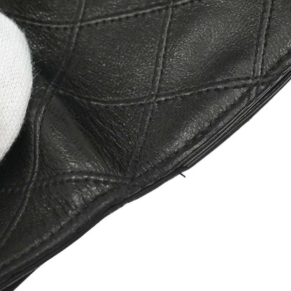 Chanel 1994-1996 Black Lambskin Bicolore Bifold Wallet